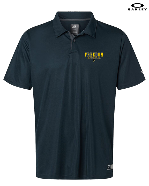 Freedom HS Baseball Block - Mens Oakley Polo