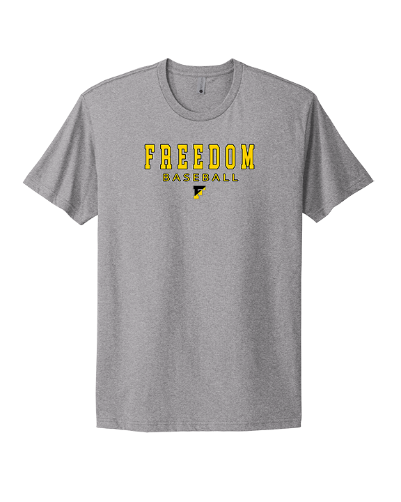 Freedom HS Baseball Block - Mens Select Cotton T-Shirt