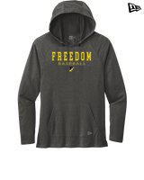 Freedom HS Baseball Block - New Era Tri-Blend Hoodie