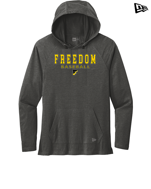 Freedom HS Baseball Block - New Era Tri-Blend Hoodie