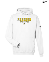 Freedom HS Baseball Block - Nike Club Fleece Hoodie