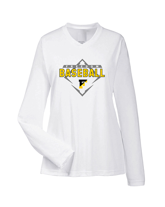 Freedom HS Baseball Custom 1 - Womens Performance Longsleeve