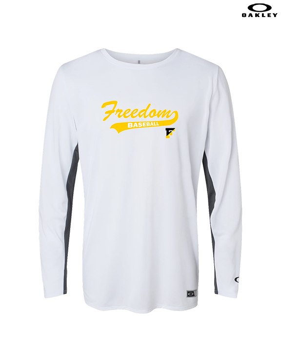 Freedom HS Baseball Custom 4 - Mens Oakley Longsleeve