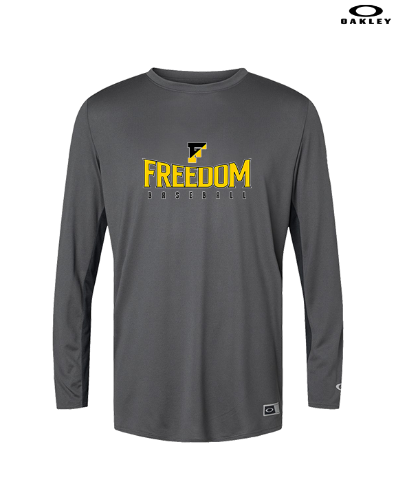 Freedom HS Baseball Custom 5 - Mens Oakley Longsleeve