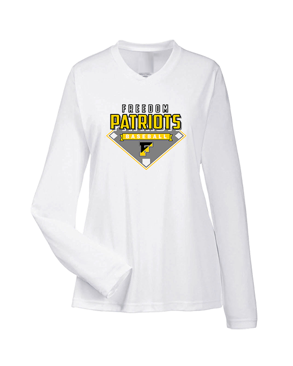 Freedom HS Baseball Custom 6 - Womens Performance Longsleeve