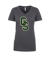 Golden State Baseball Logo 1 - Womens V-Neck