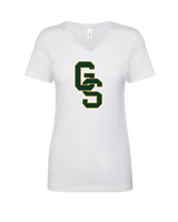 Golden State Baseball Logo 1 - Womens V-Neck