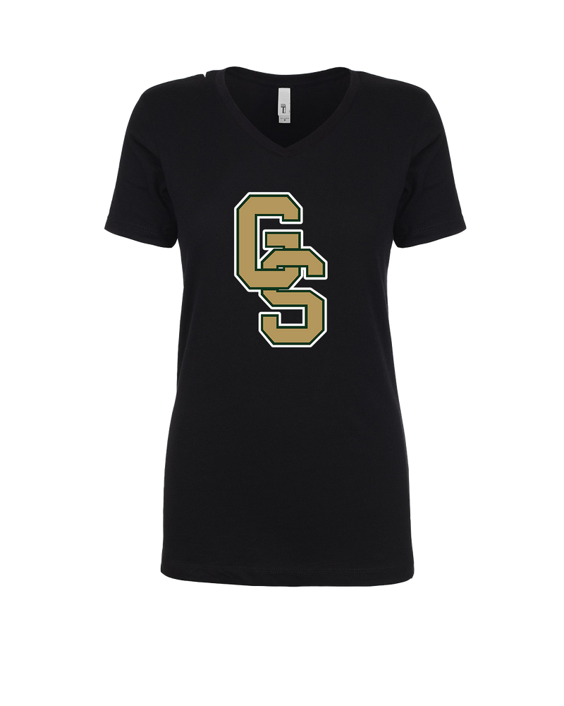 Golden State Baseball Logo 2 - Womens V-Neck