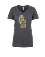 Golden State Baseball Logo 2 - Womens V-Neck