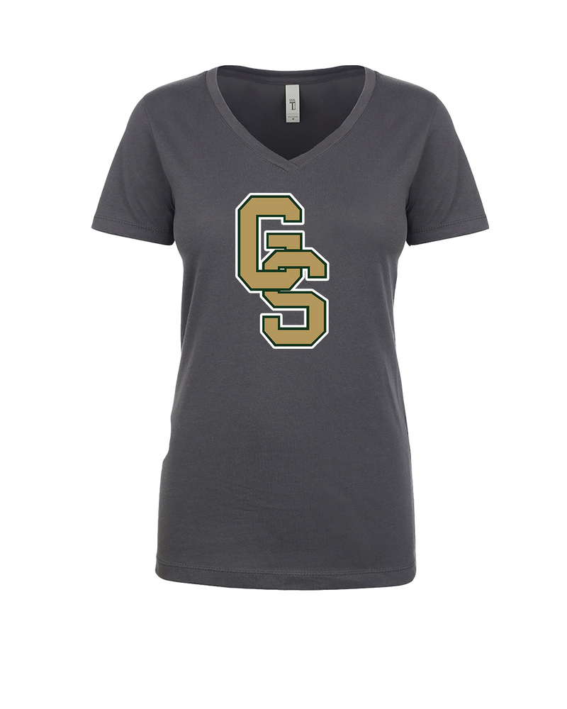 Golden State Baseball Logo 2 - Womens V-Neck