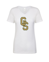 Golden State Baseball Logo 2 - Womens V-Neck