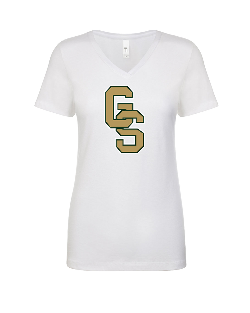 Golden State Baseball Logo 2 - Womens V-Neck