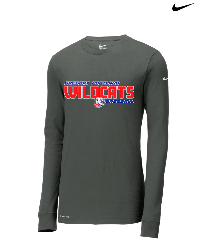 Gregory-Portland HS Baseball Bold - Nike Dri-Fit Poly Long Sleeve
