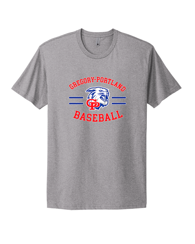 Gregory-Portland HS Baseball Curve - Select Cotton T-Shirt