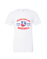 Gregory-Portland HS Baseball Curve - Mens Tri Blend Shirt