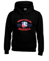 Gregory-Portland HS Baseball Curve - Cotton Hoodie