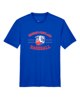 Gregory-Portland HS Baseball Curve - Youth Performance T-Shirt