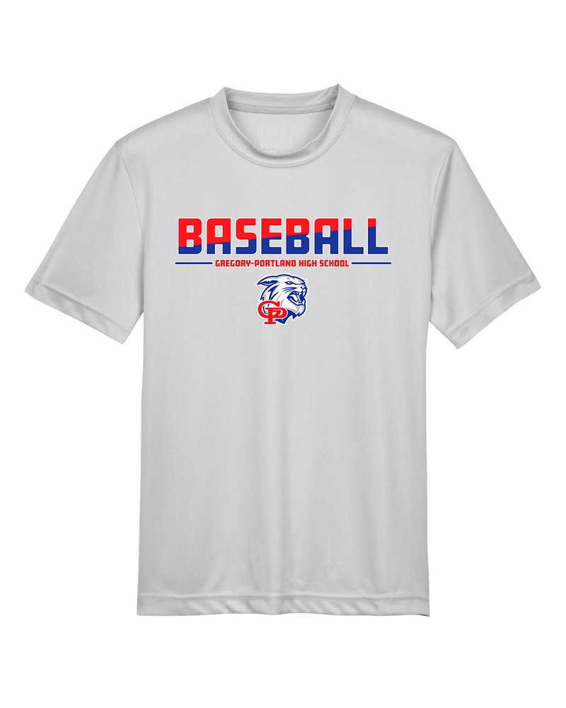 Gregory-Portland HS Baseball Cut - Youth Performance T-Shirt