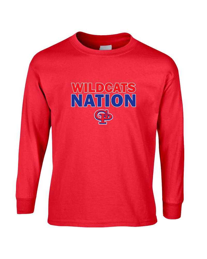 Gregory-Portland HS Baseball Nation - Mens Basic Cotton Long Sleeve