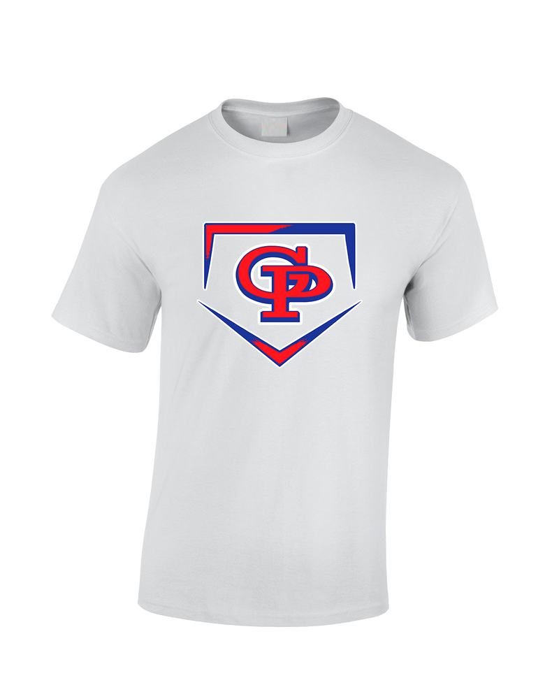 Gregory-Portland HS Baseball Plate - Cotton T-Shirt