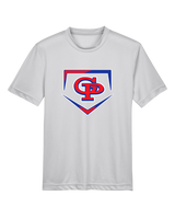 Gregory-Portland HS Baseball Plate - Youth Performance T-Shirt