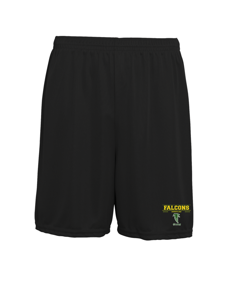 Groves HS Wrestling Border - 7 inch Training Shorts