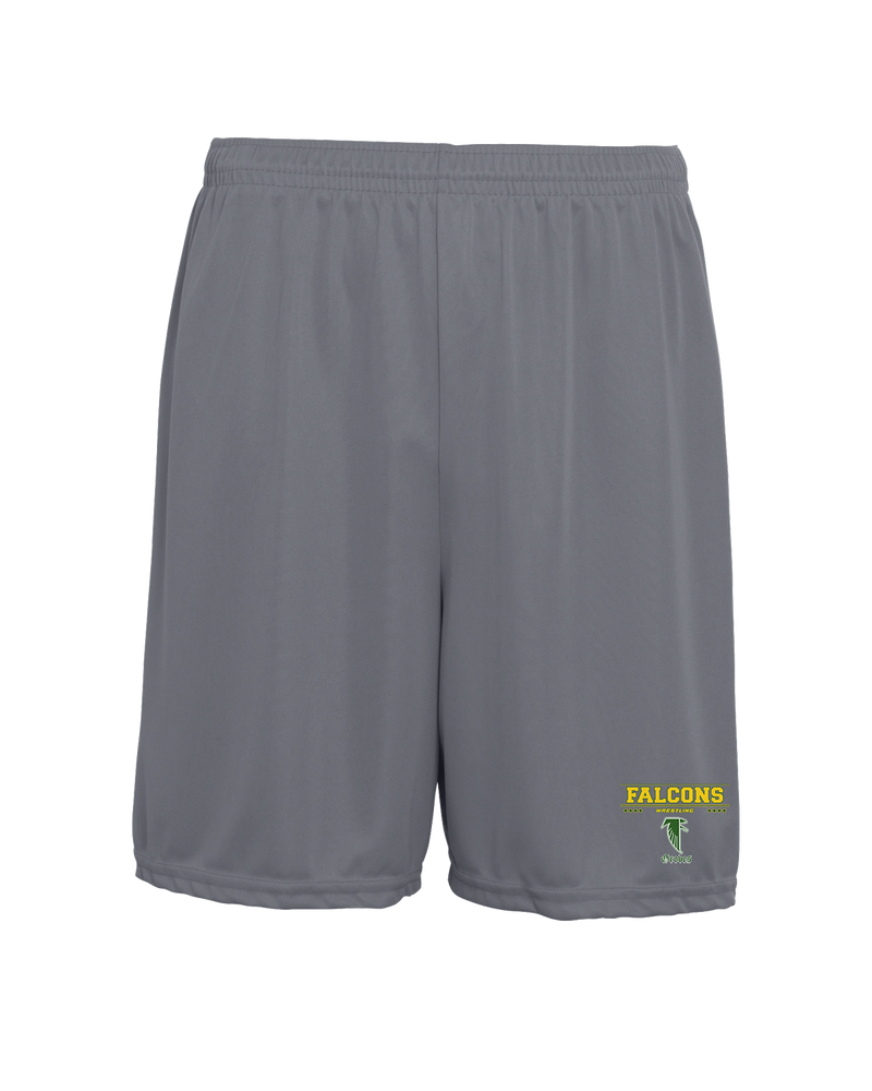 Groves HS Wrestling Border - 7 inch Training Shorts