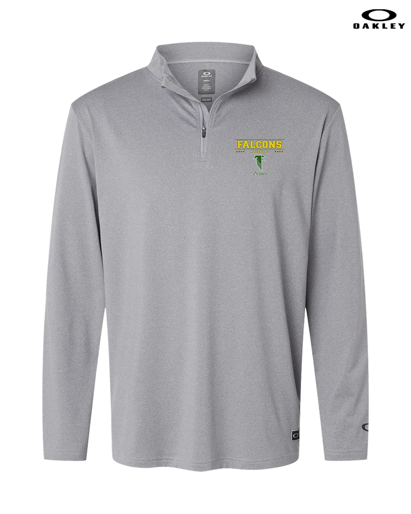Groves HS Wrestling Border - Oakley Quarter Zip