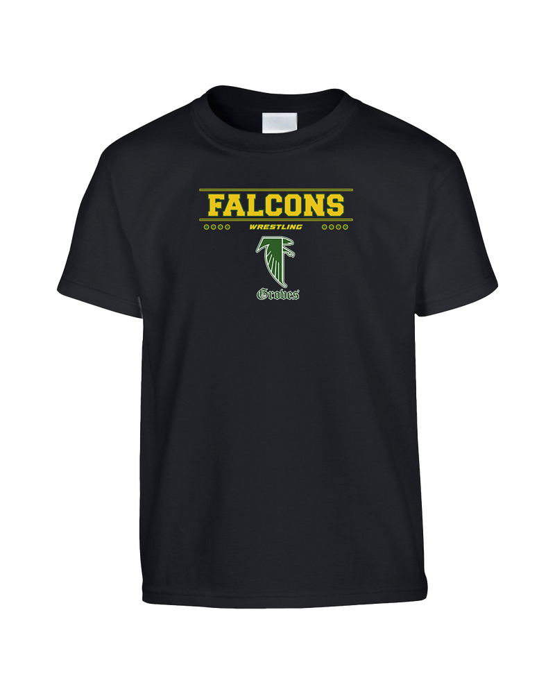 Groves HS Wrestling Border - Youth T-Shirt
