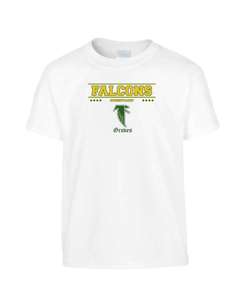 Groves HS Wrestling Border - Youth T-Shirt