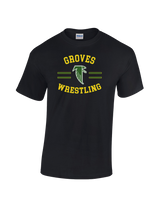 Groves HS Wrestling Curve - Cotton T-Shirt