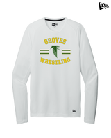 Groves HS Wrestling Curve - New Era Long Sleeve Crew