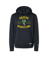 Groves HS Wrestling Curve - Oakley Hydrolix Hooded Sweatshirt