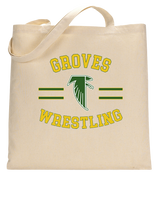 Groves HS Wrestling Curve - Tote Bag
