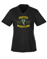 Groves HS Wrestling Curve - Womens Performance Shirt