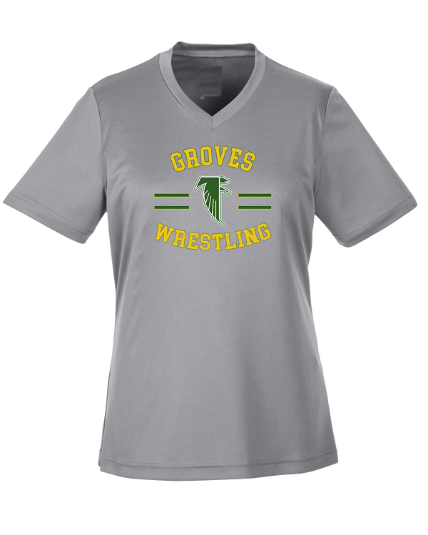 Groves HS Wrestling Curve - Womens Performance Shirt