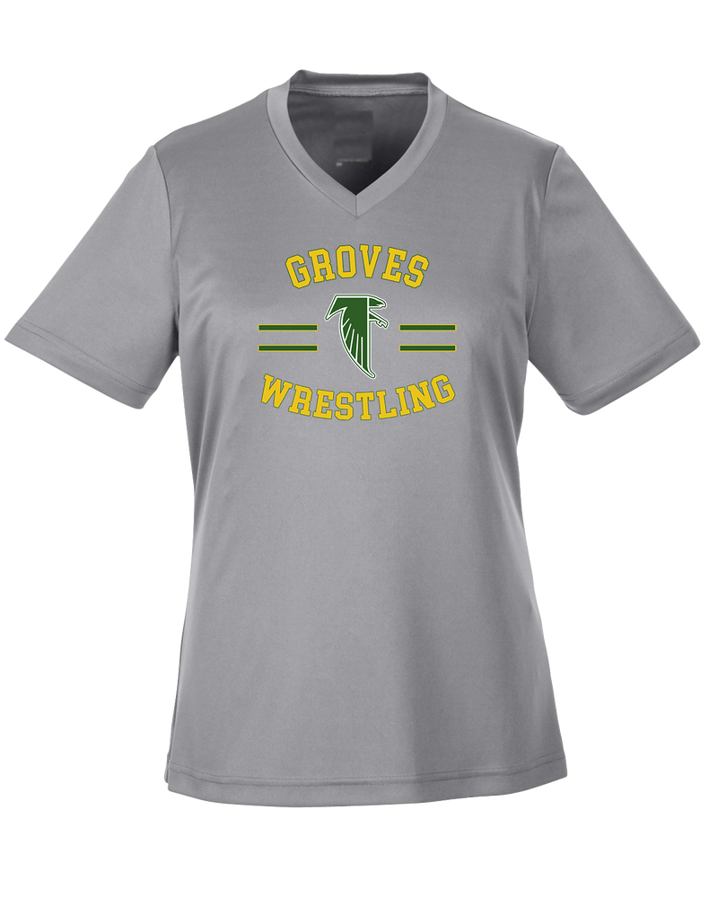 Groves HS Wrestling Curve - Womens Performance Shirt