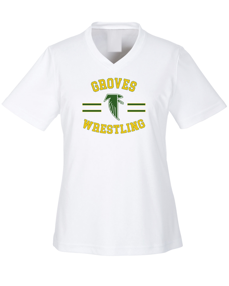 Groves HS Wrestling Curve - Womens Performance Shirt