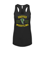Groves HS Wrestling Curve - Womens Tank Top