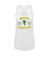Groves HS Wrestling Curve - Womens Tank Top