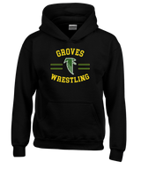 Groves HS Wrestling Curve - Youth Hoodie