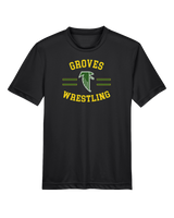 Groves HS Wrestling Curve - Youth Performance T-Shirt