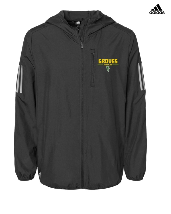 Groves HS Wrestling Keen - Adidas Men's Windbreaker