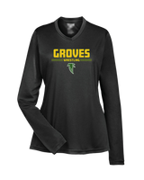 Groves HS Wrestling Keen - Womens Performance Long Sleeve