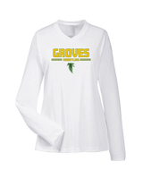 Groves HS Wrestling Keen - Womens Performance Long Sleeve