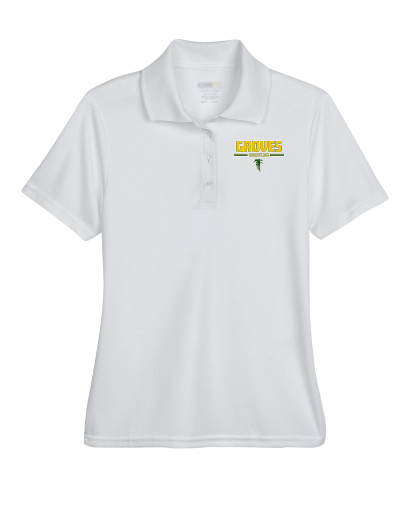 Groves HS Wrestling Keen - Womens Polo