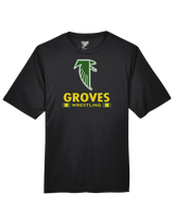 Groves HS Wrestling Stacked - Performance T-Shirt