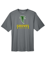 Groves HS Wrestling Stacked - Performance T-Shirt