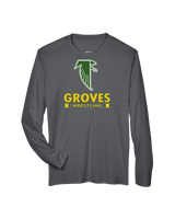 Groves HS Wrestling Stacked - Performance Long Sleeve
