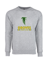 Groves HS Wrestling Stacked - Crewneck Sweatshirt